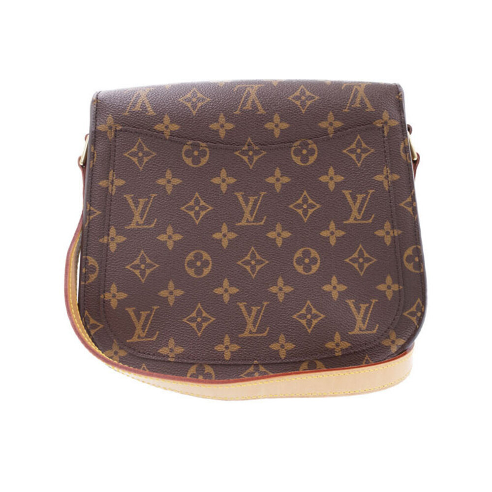 Louis Vuitton Bag Cloud Shoulder Leather Saint Brown Monogram